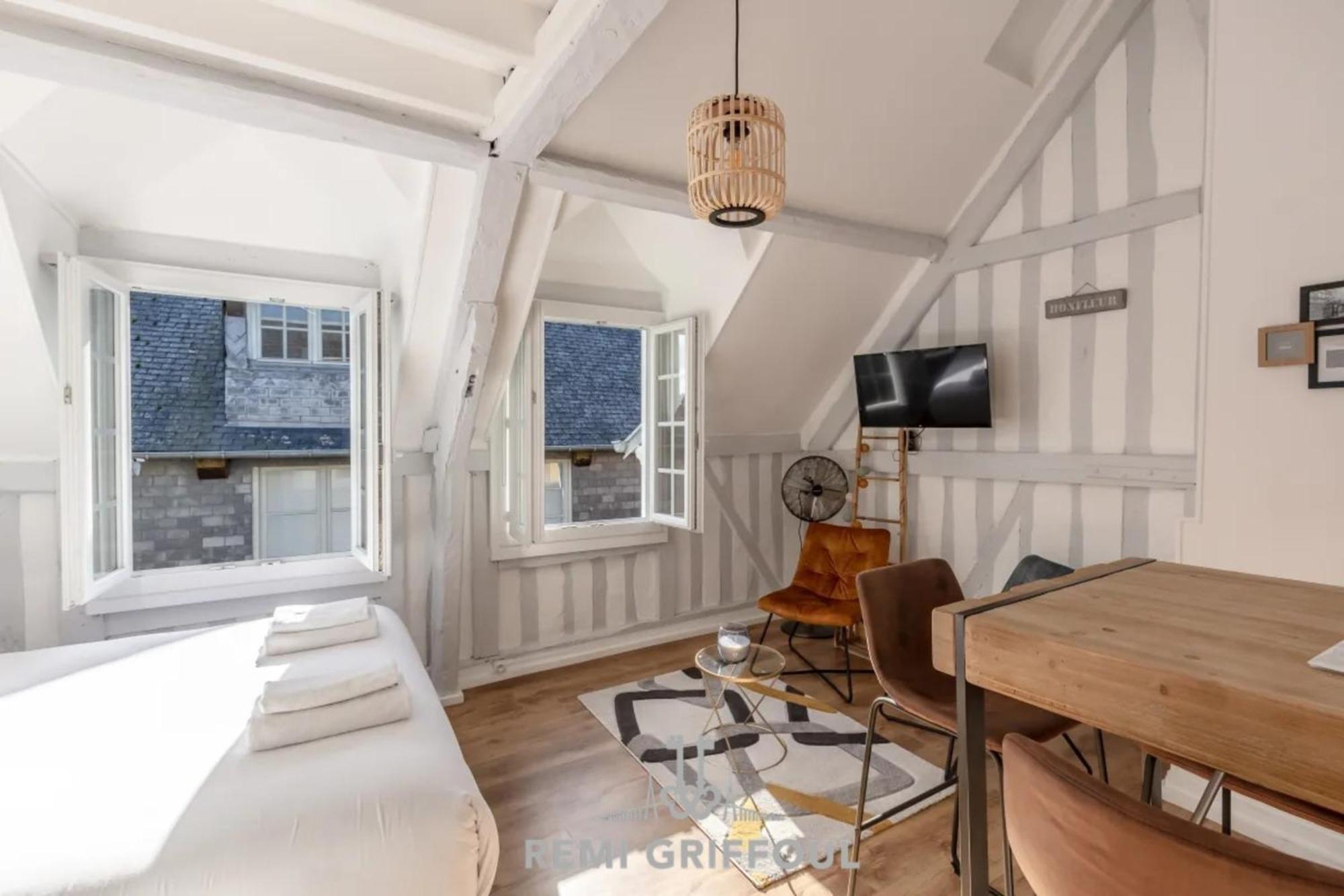 La Capucine Lovely Studio City Center Honfleur Exterior foto
